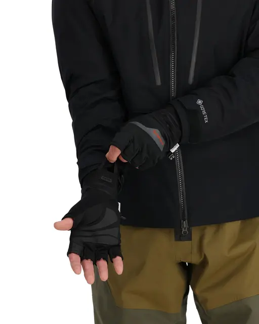 Simms Windstopper Half-Finger Glove M Varm goretex hanske med halve fingre 