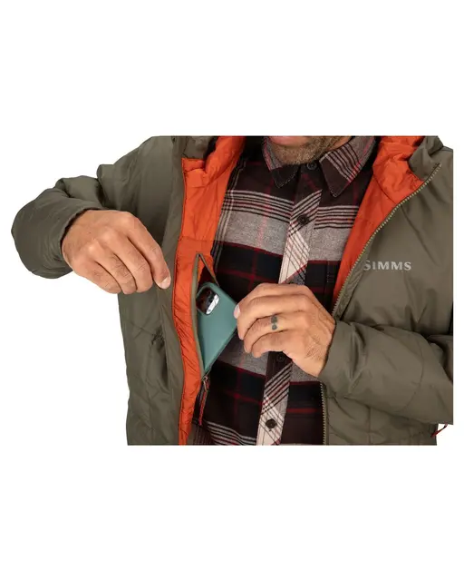 Simms Fall Run Hoody Chestnut M Primaloft jakke 
