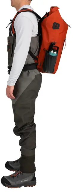 Simms Dry Creek Rolltop Backpack 30L Simms Orange 