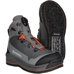 Simms Guide BOA Boot Felt Slate 09 Robuste vadesko med BOA og filts&#229;le