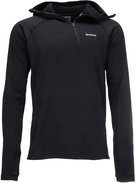 Simms Heavyweight Baselayer Hoody S Black 