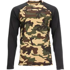 Simms Lightweight Baselayer Top Camo S Flott teknisk genser som innerste lag