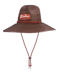 Simms Cutbank Sun Hat Chestnut Solhatt fra 100 % palmeblad og Stropp