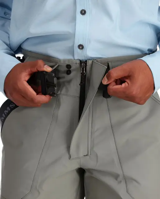 Simms Freestone Pant Smoke Vadepakke Vadepakke med gummisåle gunmetal 