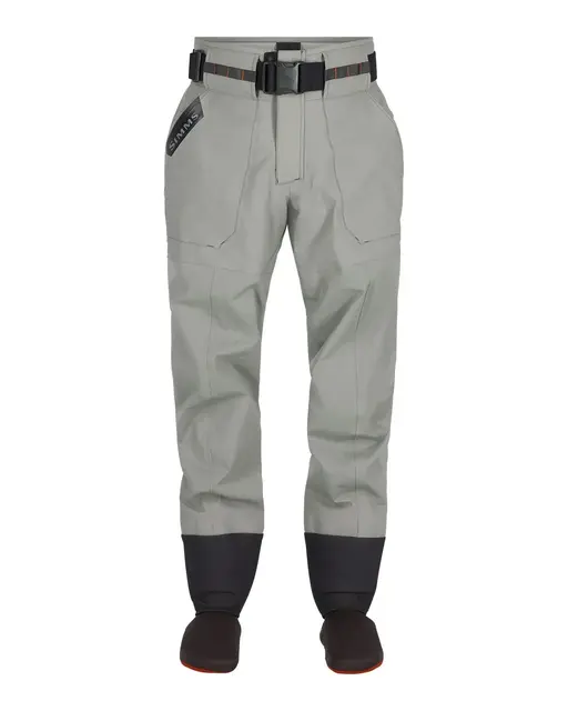 Simms Freestone Pant Smoke Vadepakke Vadepakke med gummisåle gunmetal 