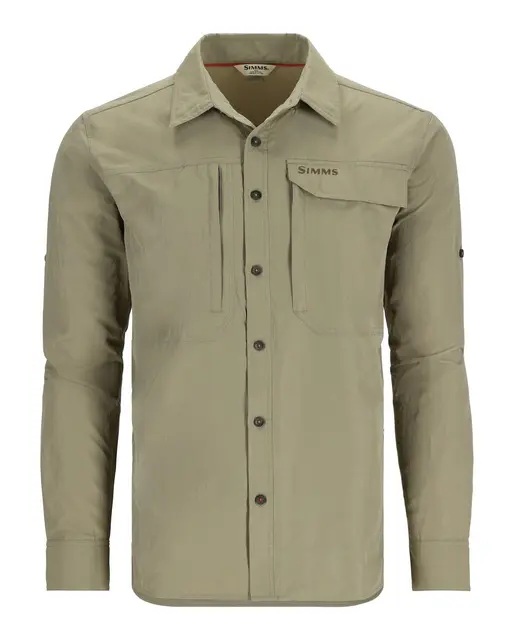 Simms Guide Shirt Riffle Green M Flott skjorte med behagelig komfort 