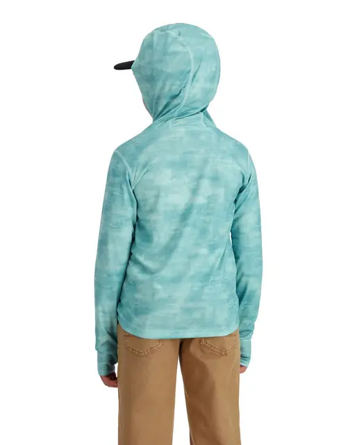 Simms Kid's Solar Tech Hoody S Sea Breeze Daze 