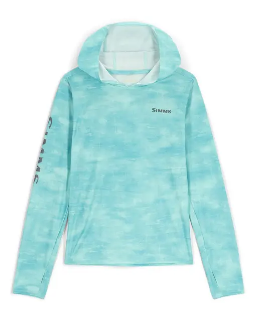 Simms Kid's Solar Tech Hoody S Sea Breeze Daze 