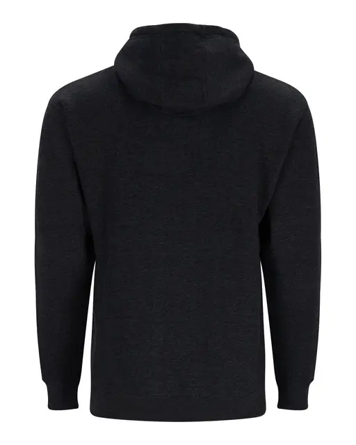 Simms Logo Hoody S Charcoal Heather 