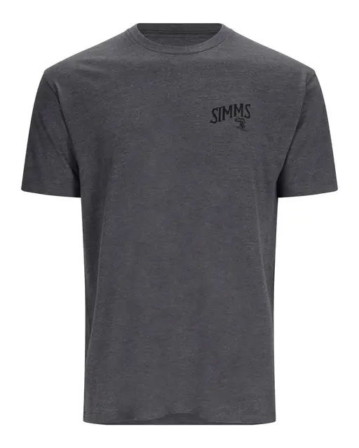 Simms Bozeman Scene T-Shirt Titanium M Behagelig t-skjorte med Simms design 