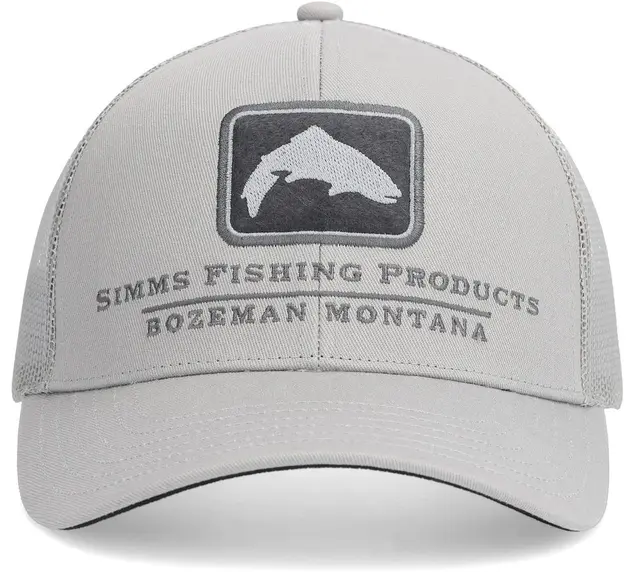 Simms Double Haul Icon Trucker Cinder Klassisk trucker caps med Simms logo 