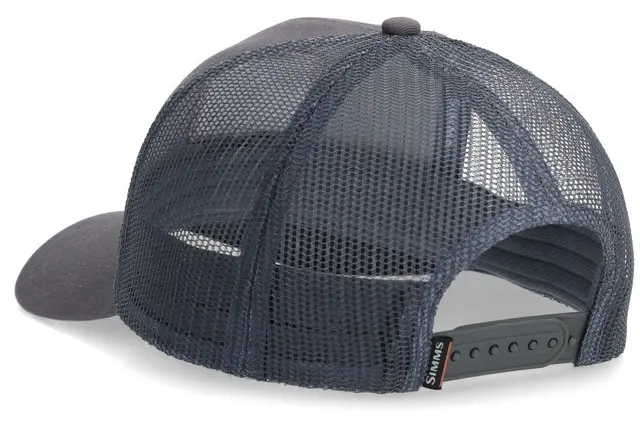 Simms Double Haul Icon Trucker Slate Klassisk trucker caps med Simms logo 