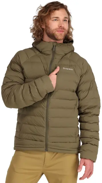 Simms Exstream Hoody Black S Varm jakke med PrimaLoft isolasjon 