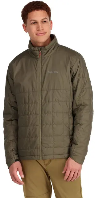 Simms Fall Run Collared Jacket Black S Primaloft jakke med høy krage 