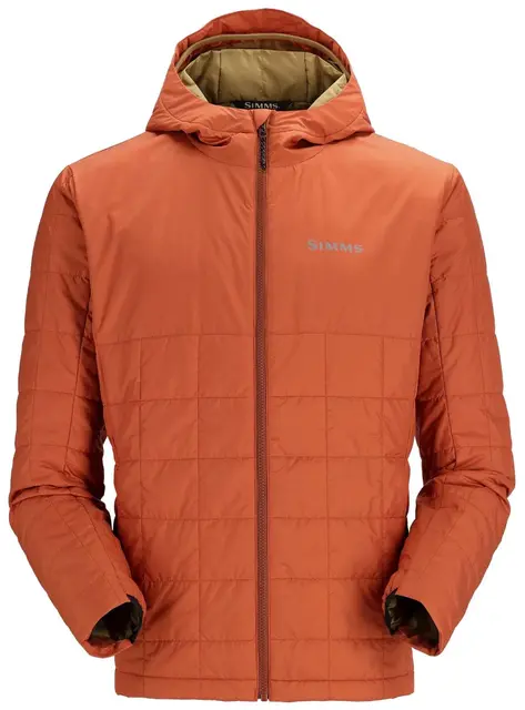 Simms Fall Run Hoody Chestnut M Primaloft jakke 