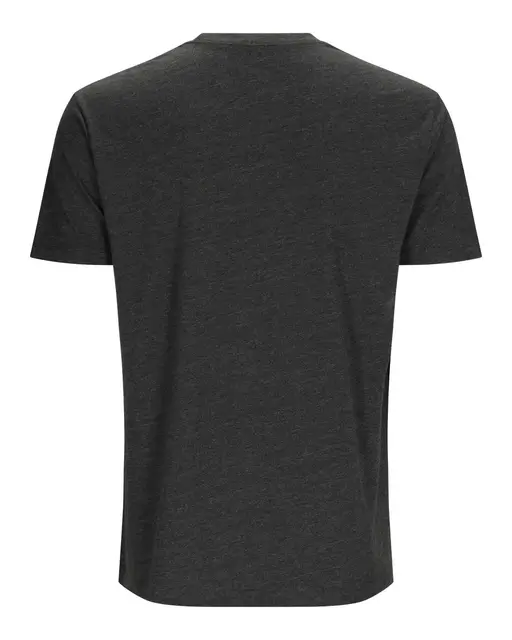 Simms Fly Patch T-Shirt Charcoal M 