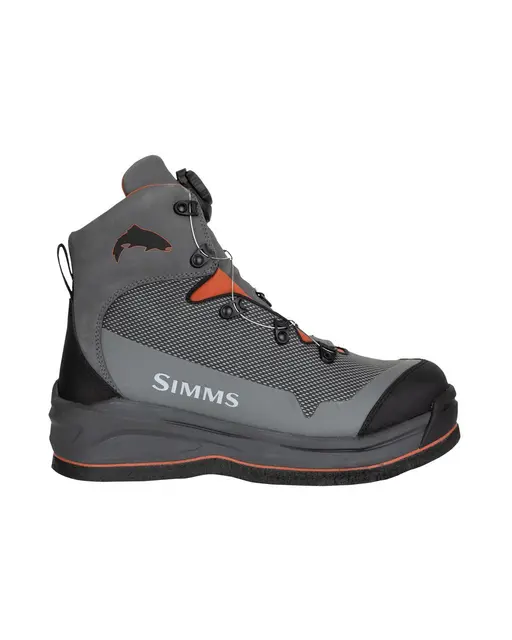 Simms Guide BOA Boot Felt Slate 09 Robuste vadesko med BOA og filtsåle 