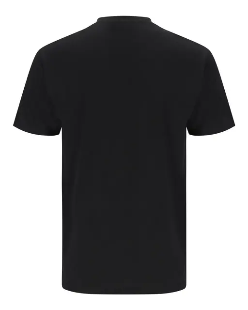 Simms Logo T-Shirt Black/Neon M Utgått modell 