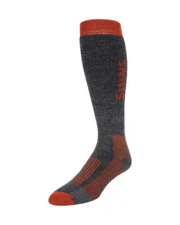 Simms Merino Midweight OTC Sock Carbon