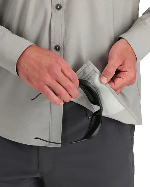 Simms Challenger Shirt Cinder S Klassisk fiskeskjorte i moderne design 