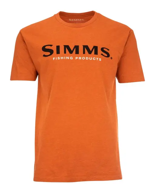 Simms Logo T-Shirt Adobe Heather S Utgått modell 