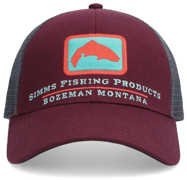 Simms Single Haul Small Fit Trucker Mulberry trucker caps med lav høyde 