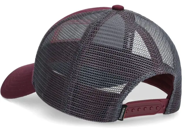 Simms Single Haul Small Fit Trucker Mulberry trucker caps med lav høyde 
