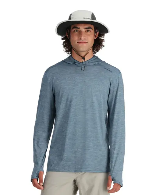 Simms SolarFlex Cooling Hoody Cinder M Beskyttende hettegenser for varme dager 