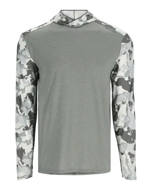 Simms Bugstopper Sflex Hoody Cinder M Sol- og insektsbeskyttende hettegenser 