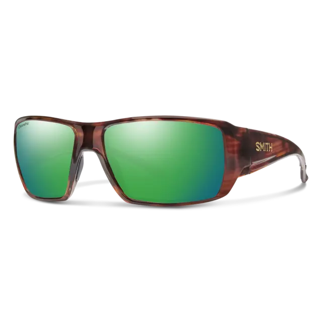 Smith Optics Guides Chioce XL Tortoise Polar Green Mirror polarisert solbrille 