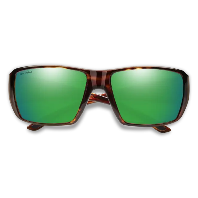 Smith Optics Guides Chioce XL Tortoise Polar Green Mirror polarisert solbrille 