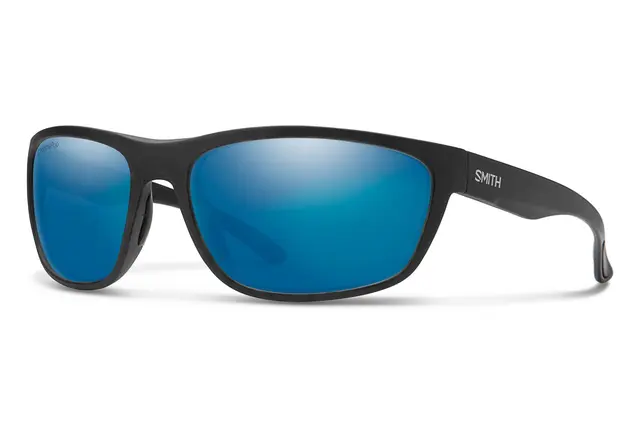 Smith Optics Redding Matte Black Polar Blue Mirror 