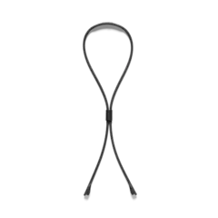 Smith Optics Universal Silicone Leash Bl Sort silikon brillestropp