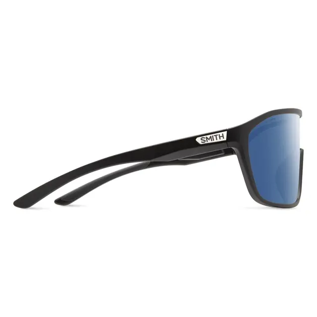 Smith Optics Boomtown Matte Black Polar Blue Mirror 