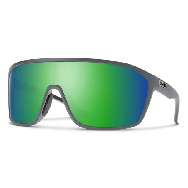 Smith Optics Boomtown Matte Cement Polar Green Mirror 