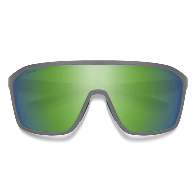 Smith Optics Boomtown Matte Cement Polar Green Mirror 