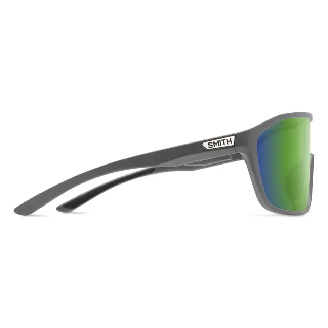 Smith Optics Boomtown Matte Cement Polar Green Mirror 