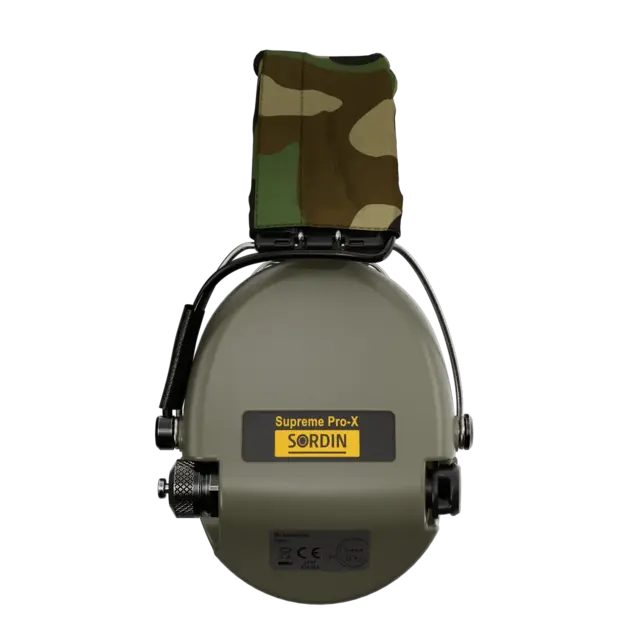 Sordin Supreme Pro-X Hear2 Green Aktivt hørselvern med førsteklasses lyd 