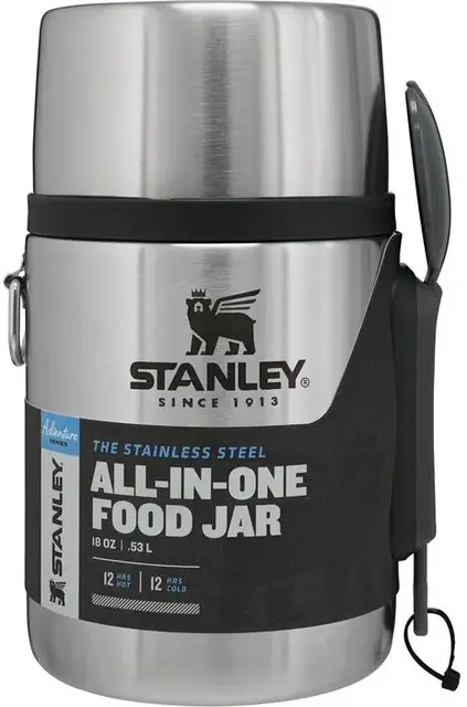 Stanley Adventure Vacuum Food Jar 0,5L Solid termos i rustfritt stål 