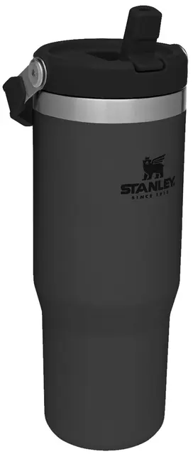 Stanley Iceflow Flip Straw Charcoal Praktisk drikkeflaske med sugerør 0,89 L 
