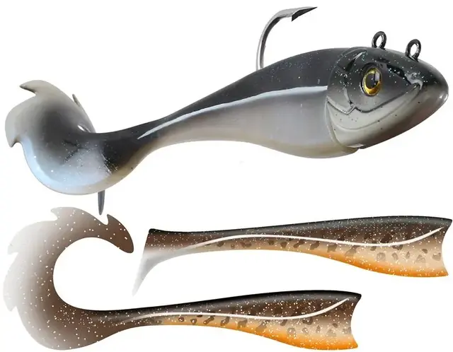 Strike Pro Hali Bandit 360g Baby Cod Havfiskejigg for kveite, torsk og sei 