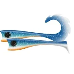 Strike Pro Hali Bandit 360g Blue Pearl Havfiskejigg for kveite, torsk og sei