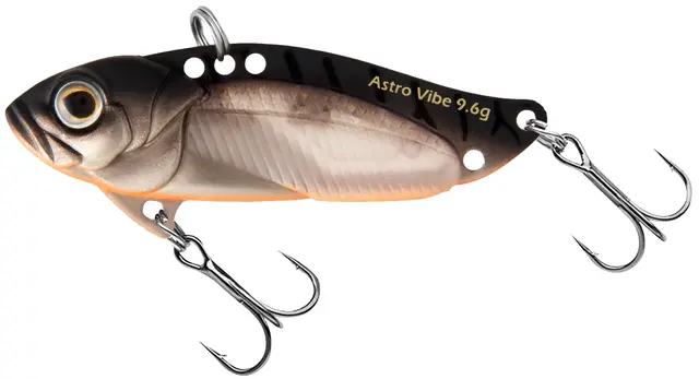 Strike Pro Astro Vibe 4,5cm 9,6g - UV Sort/Sølv/Orange 