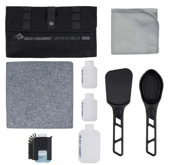 STS Kitchen Tool Kit 10 set Ta med kjøkkenet ut 