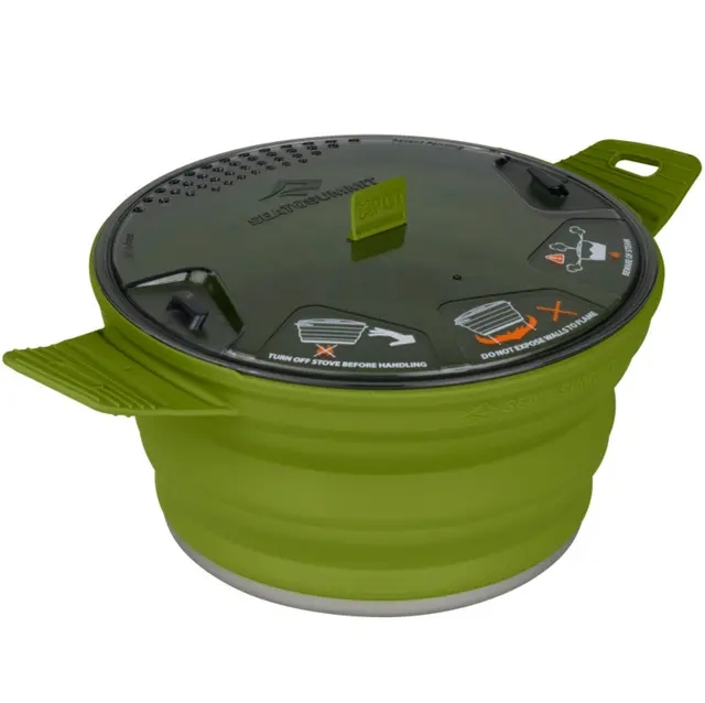 STS X-POT 2,8L Olive Foldbart kokeutstyr, kjele 