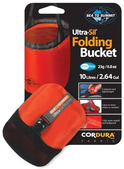 STS Sammenleggbar bøtte Ultrasil 10liter Sammenleggbar turbøtte 