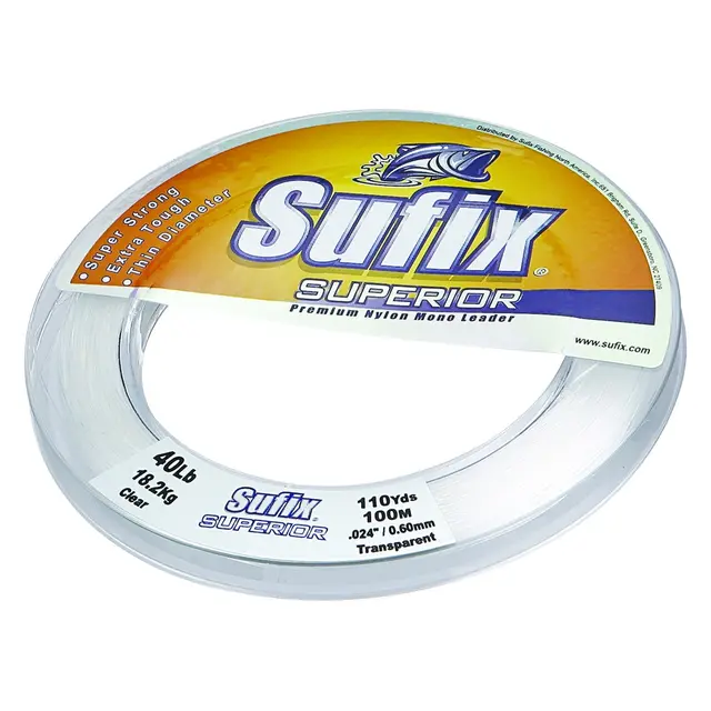 Sufix Superior Clear 1,20mm Havfiskefortom 