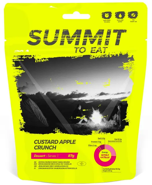 Summit To Eat Apple Custard Energirik friluftsmat 