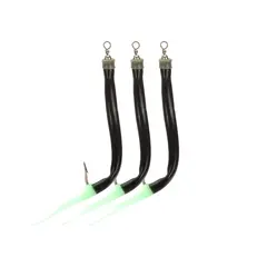 S&#248;vik Gummimark Sort/Selvlysende #6/0 3pk