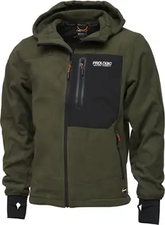 Prologic Commander Fleece Jacket Green/Black - Vannavst&#248;tende fleecejakke